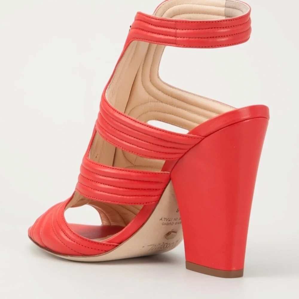 Jerome C. Rousseau Red Narms Sandal - Picture 4 of 7